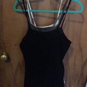 3 tank tops lace detail large Rue21